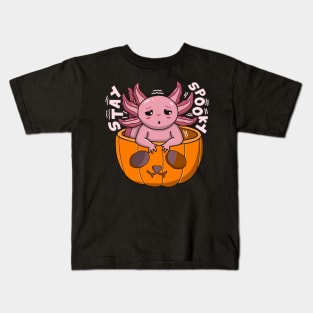 Stay Spooky Axolotl Kids T-Shirt